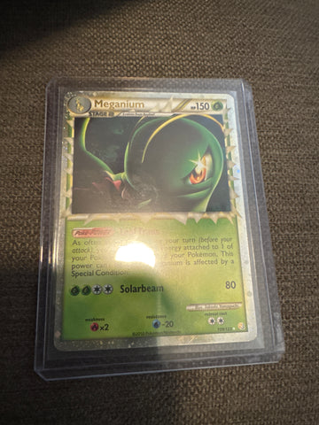 Pokemon Meganium prime 109/123 HeartGold SoulSilver LP
