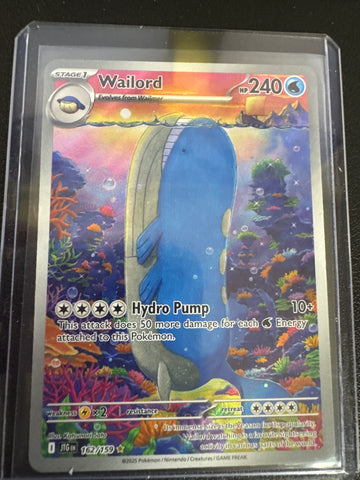 Pokemon Wailord 162/159 Journey Together