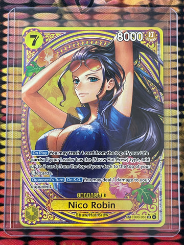 One Piece Nico Robin SP Extra Booster: Heroines Edition EB03-055