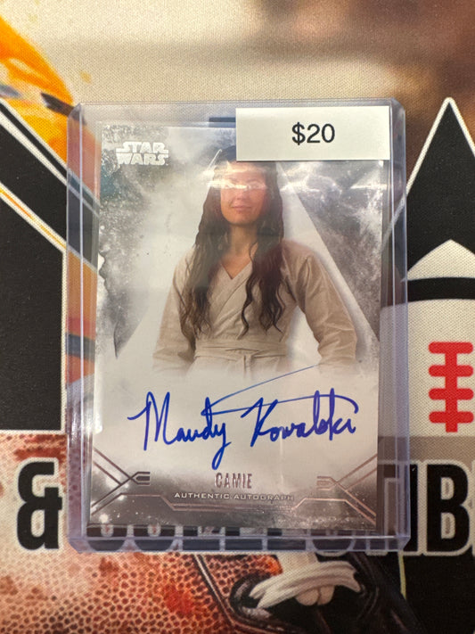 Topps Star Wars Stellar Signatures Mandy Kowalski As Camie Autograph