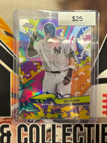 2026 Topps Chrome MLB Aaron Judge Wild Style SP Refractor