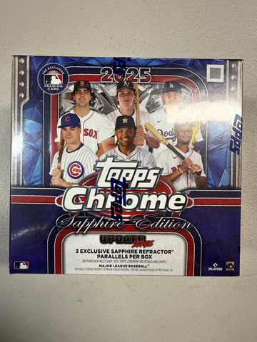2025 Topps Chrome Update Sapphire Hobby
