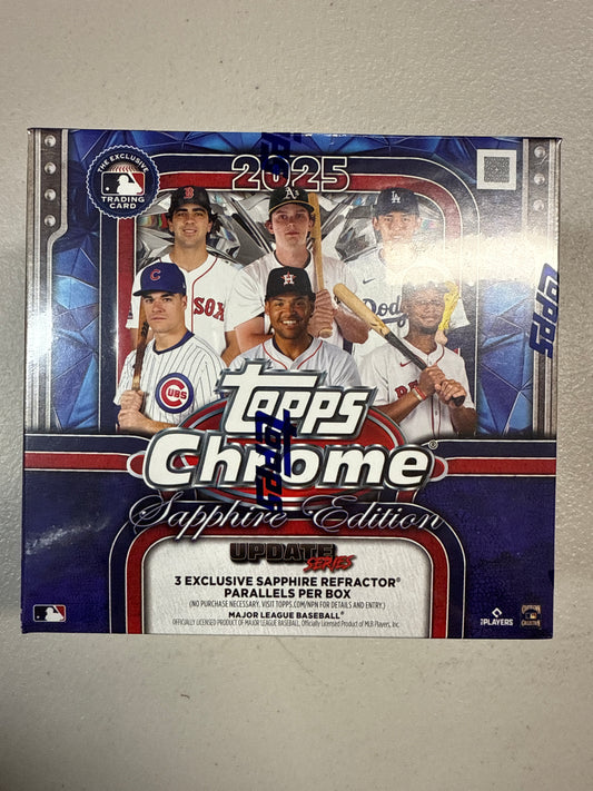 2025 Topps Chrome Update Sapphire Hobby