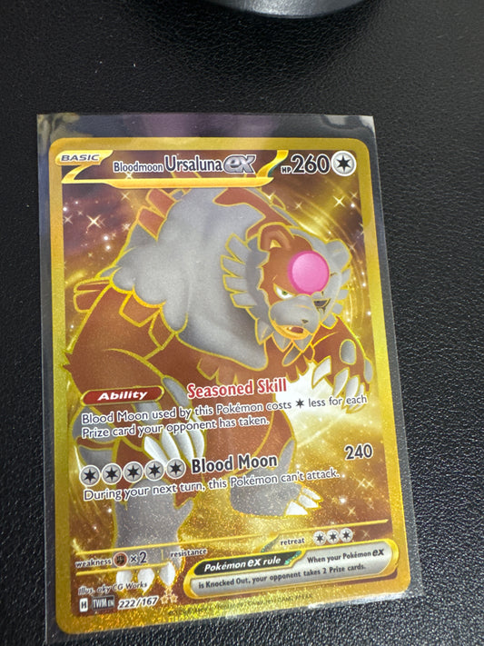 Pokemon Bloodmon Ursuline ex 222/167 Twilight Maquerade