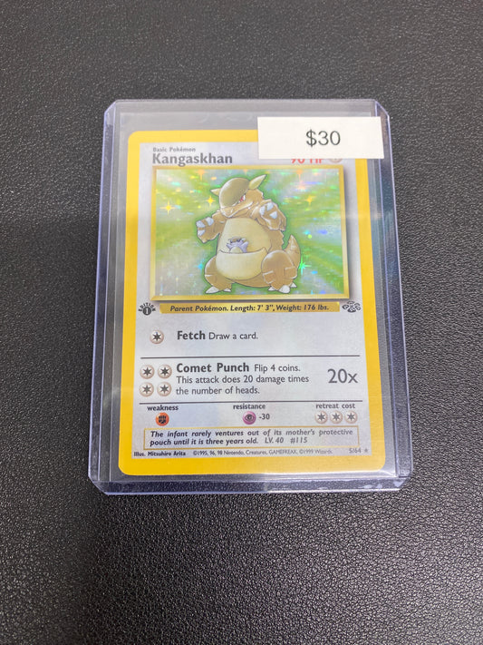 Pokémon Jungle Set Kangaskhan Holo 1st Edition 5/64