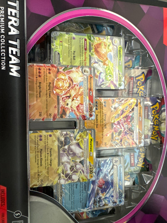 Pokemon Tera Team Premium Collection box