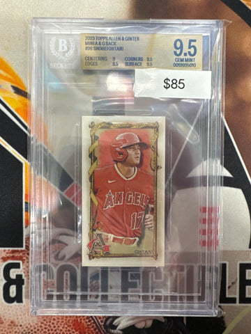 2023 Topps Allen & Ginter Shohei Ohtani Mini A & G Back BGS 9.5
