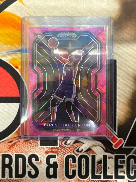 2020-21 Panini Prizm NBA Tyrese Haliburton Rookie Pink Ice