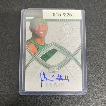 2008-09 NBA Exquisite JR Giddens Rookie Patch Auto /225