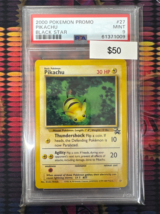 Pokémon Pikachu WOTC Promo 27 PSA 9