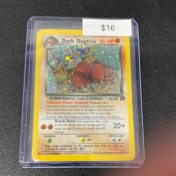 Pokémon Dark Dugtrio Team Rocket 6/82 LP