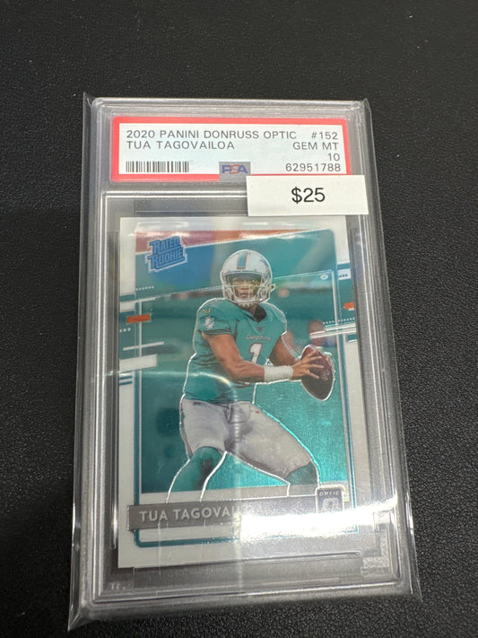 2020 Optic Tua Tagovailoa PSA 10