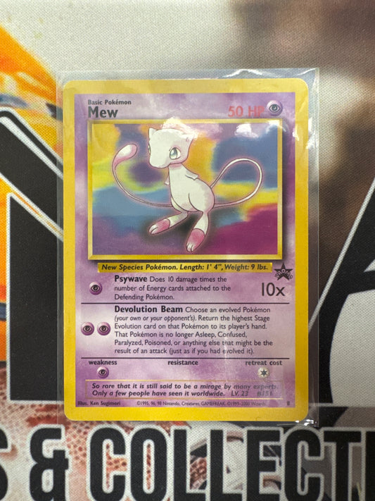 Pokemon Mew Black Star Promo 8 WOTC DM