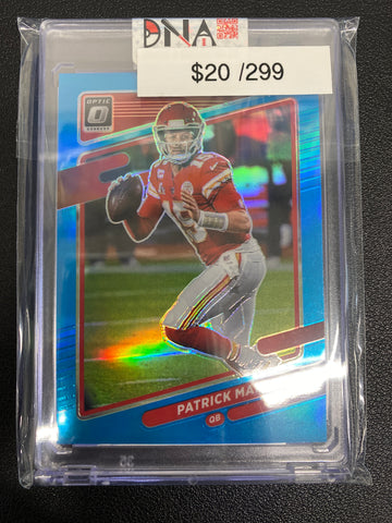 2021 Optic Patrick Mahomes II Light Blue /299 34