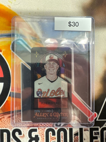 2024 Topps Allen & Ginter Heston Kjerstad Rookie Mini Stained Glass
