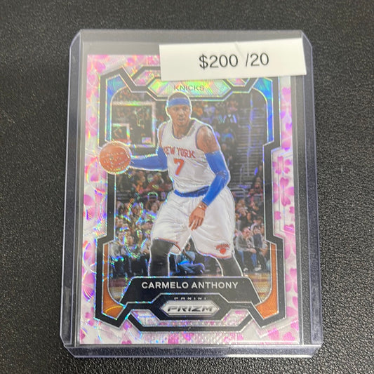 2023-24 NBA Prizm Carmelo Anthony Cherry Blossom Scope /20