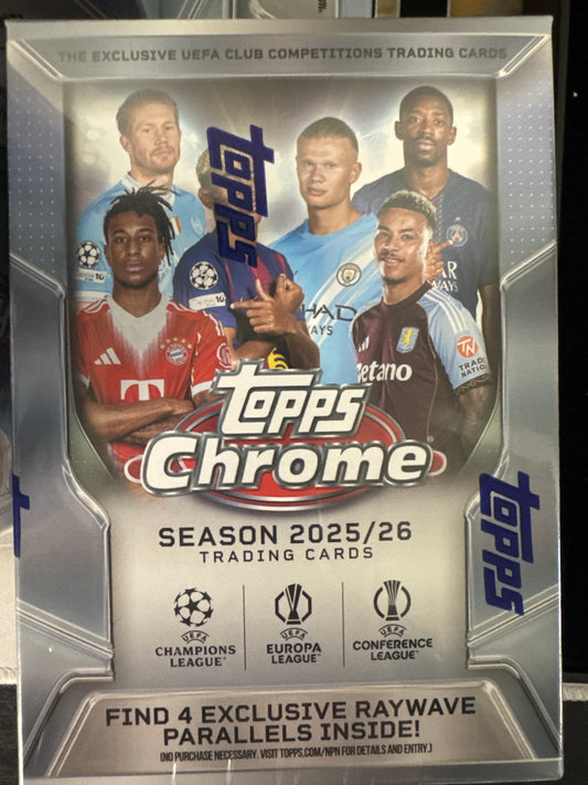2025-26 Topps Chrome UEFA blaster