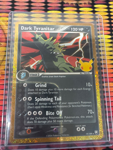 Pokemon Dark Tyranitar 19/109 30th Celebration