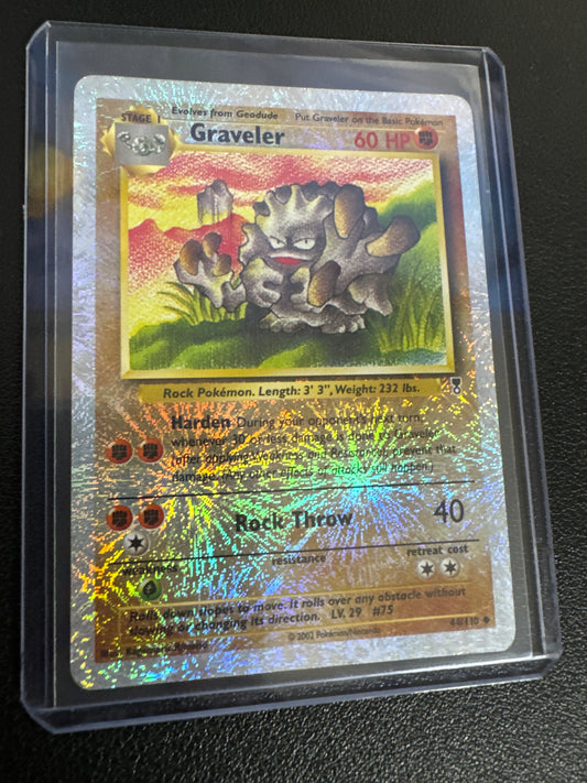 Pokemon Graveler 44/110 reverse holo legendary collection