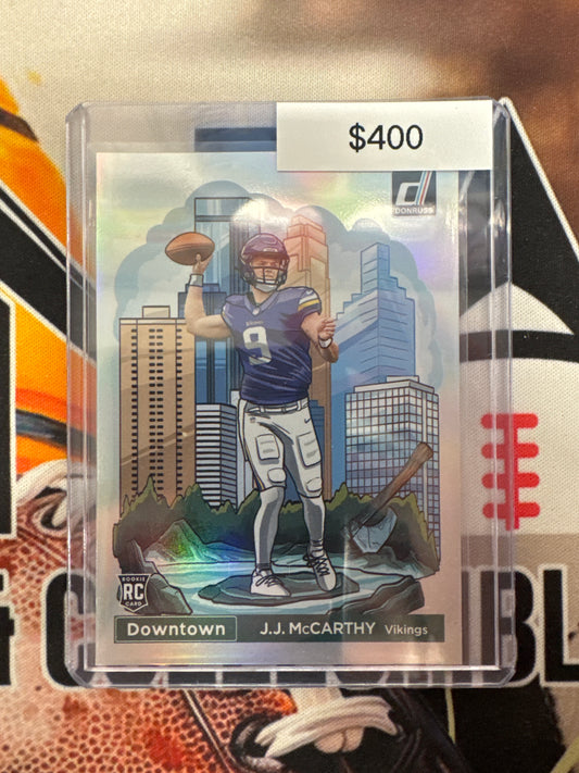 2024 Panini Donruss NFL J.J. McCarthy Rookie Downtown