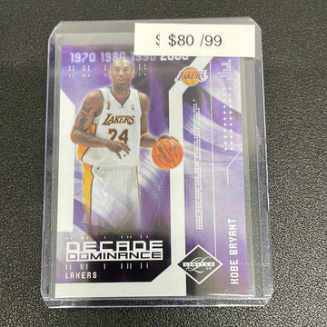 2009 Panini Limited Decade Dominance Kobe Bryant /99