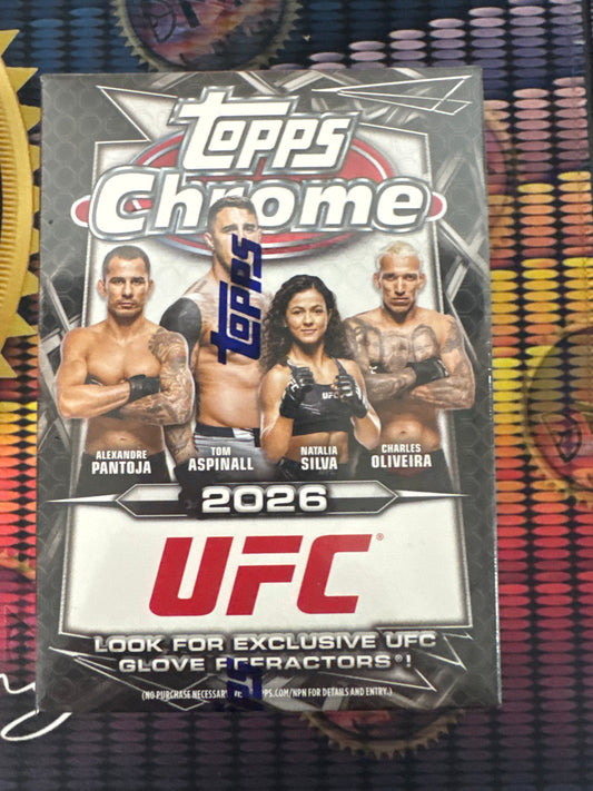 2026 Topps Chrome UFC blaster box