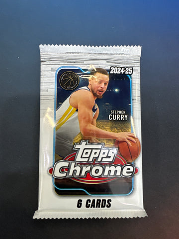 2024-25 Topps Chrome Basketball pack