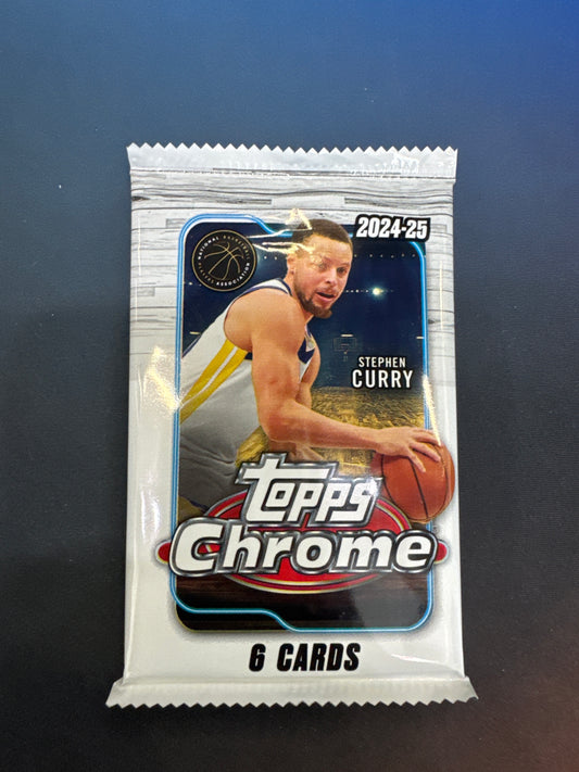 2024-25 Topps Chrome Basketball pack