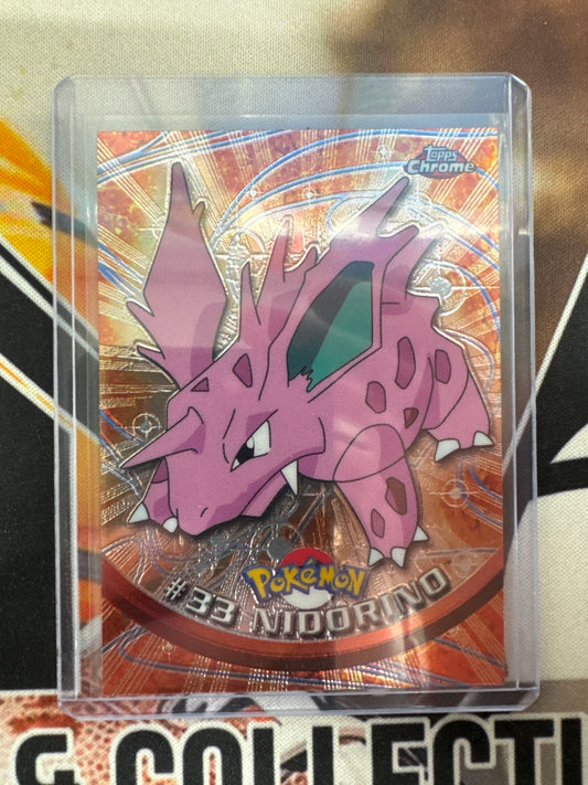 2000 Topps Chrome Pokemon Nidorino TV Animation Series #33
