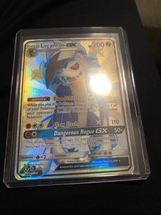 Pokémon Lycanroc GX SV66/SV94 Hidden Fates