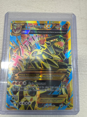 Pokemon Primal Groudon EX 97/98 Ancient Origins LP