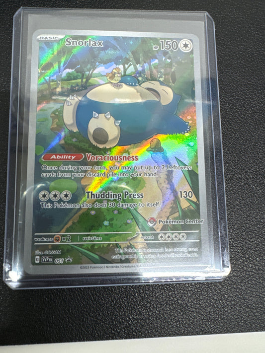 Pokemon Snorlax Pokemon Center promo SVP 051