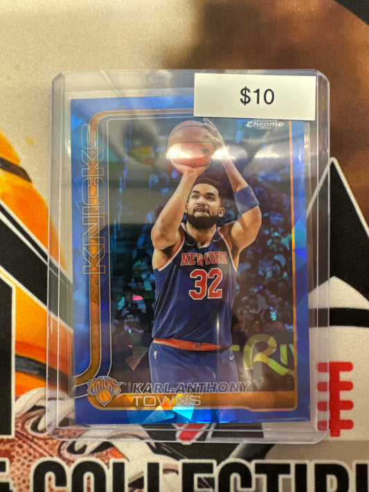 2025-26 Topps Chrome Sapphire NBA Karl-Anthony Towns