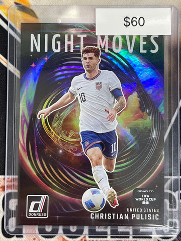 2025-26 Donruss Road To FIFA World Cup 2026 Soccer Christian Pulisic Night Moves SP