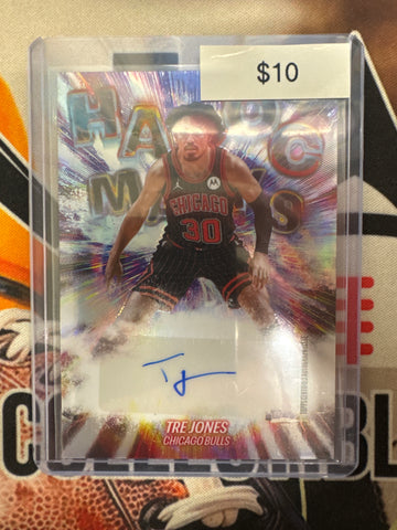 2026 Topps Chrome NBA Update Tre Jones Havoc Marks Refractor Autograph