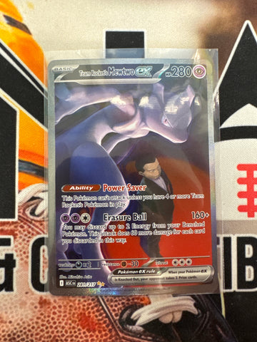Pokémon Team Rocket’s Mewtwo EX 281/217 Ascended Heroes SIR