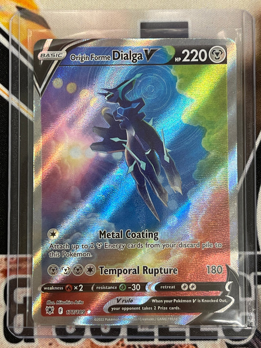 Pokémon Origin Forme Dialga V Alternate Full Art Astral Radiance 177/189
