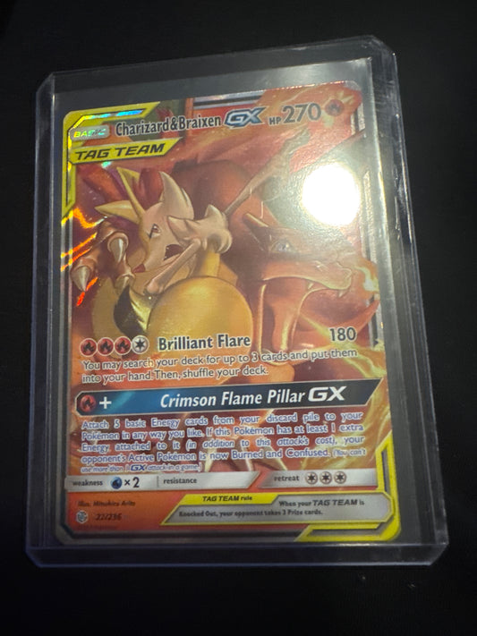 Pokémon Charizard & Braixen GX 22/236