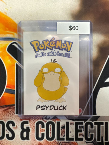 1995 Pokemon Nintendo Psyduck #54 Evolution