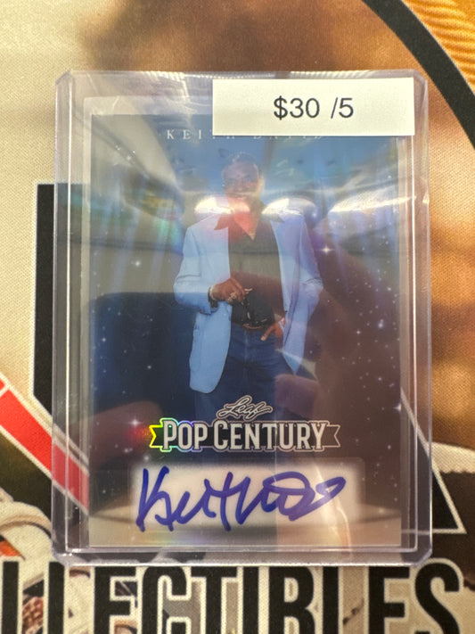 2026 Leaf Pop Century Keith David Blue Refractor /5