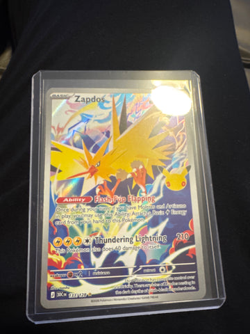 Pokemon Zapdos 133/128 30th Celebration