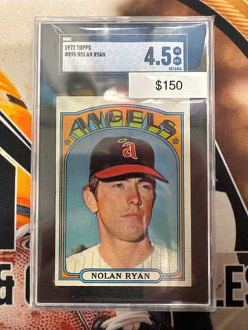 1972 Topps MLB Nolan Ryan SGC 4.5