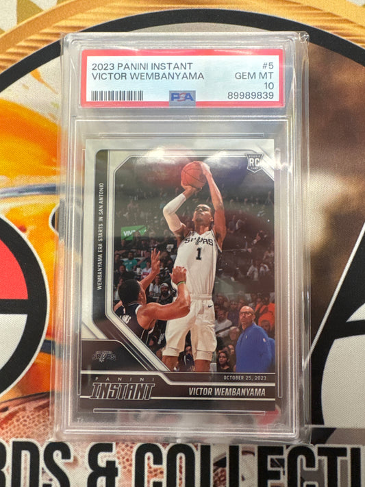 2023 Panini Instant NBA Victor Wembanyama Rookie PSA 10