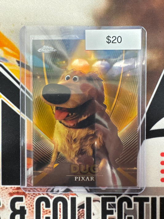 2025 Topps Disney Pixar Gold Dug Case Hit Pixar Gold