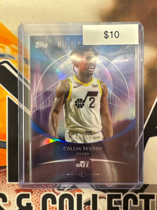 2025-26 Topps Midnight NBA Collin Sexton Blue Refractor