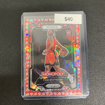 2023-24 NBA Prizm Monopoly Cam Whitmore Free Parking Rookie