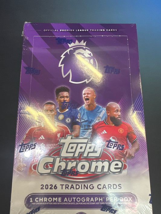 2025-26 Topps Chrome English Premier League Hobby