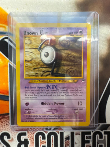 Pokémon Unown (G) Neo Destiny 27/105