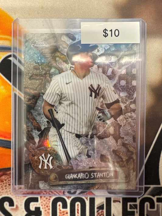 2026 Topps Chrome MLB X Cactus Jack Giancarlo Stanton Refractor