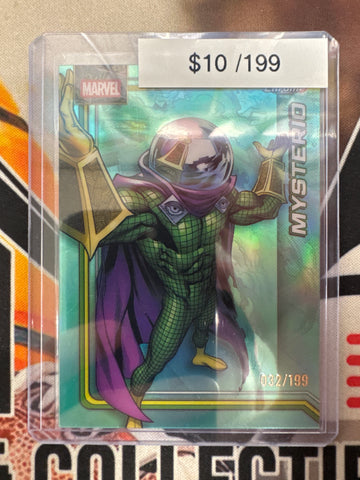 2026 Topps Chrome Marvel Mysterio Aqua Refractor /199